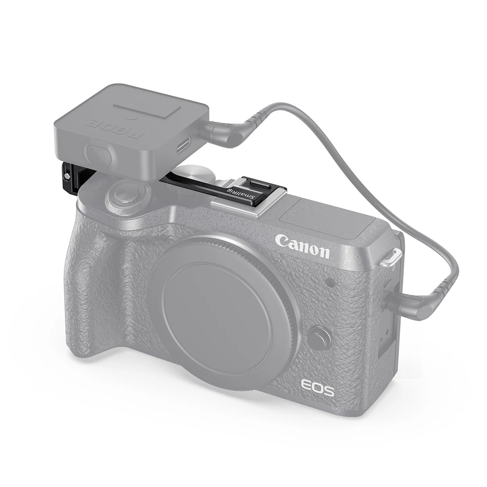 SmallRig Vlogging Cold Shoe Relocation Plate for Canon EOS M6 Mark II BUC2627