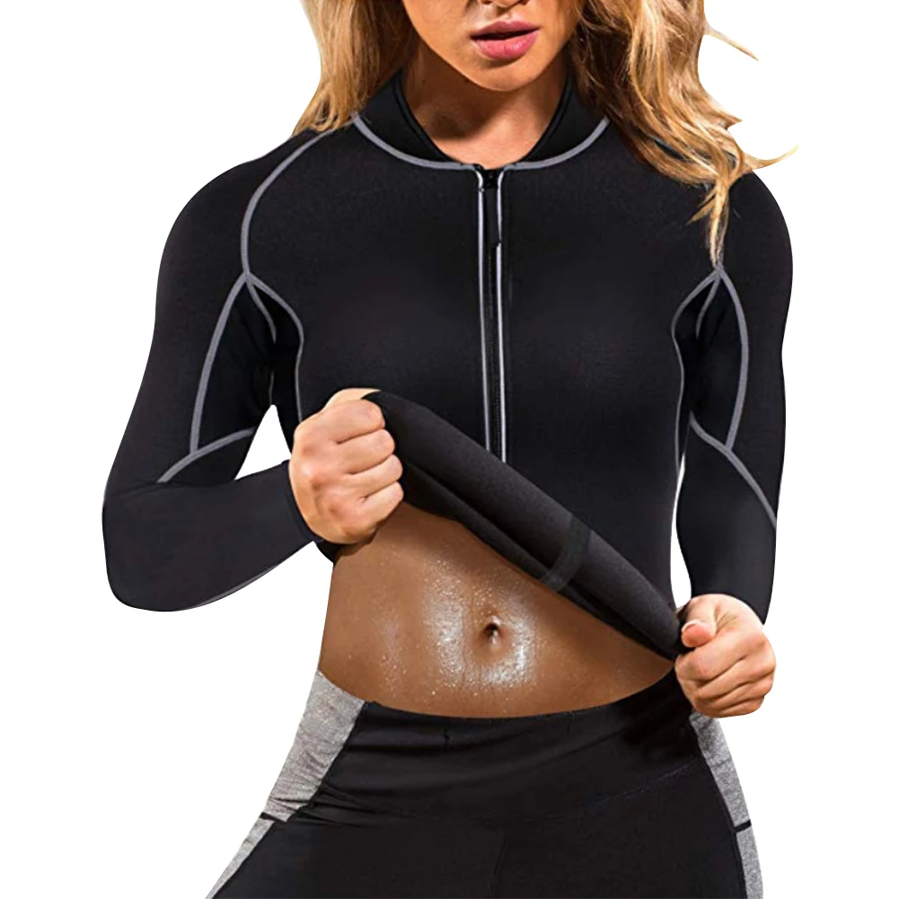 

Unisex Black Shaped Shirt Nylon Breathable Weight Loss Sports Elastic Fat Burning Sports Sweat Gym Running Sports Fitness Shirts
