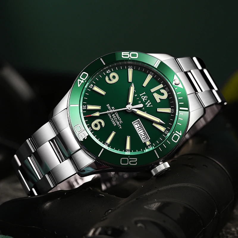 CARNIVAL Classic New Men Automatic Mechanical Watch for Men Stainless Steel 100M Diving Seiko NH36 Movement Sapphire Watches Men seiko premier кинетические вечные snp159 snp159p1 snp159p 100m мужские часы