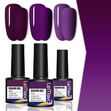 Lemooc Nagellak Gel Set 3 Flessen Herfst Winter Kleur Perfect Wedstrijden Vernissen Kits Glossy En Matte Effect Ontwerp Lakken
