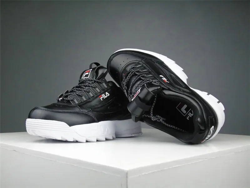 2019 летние детские кроссовки Fila Disruptor II женские премиум класса беговые черного и