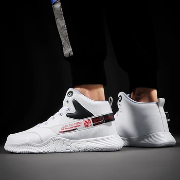 

New Brand Basketball Shoes for Men High-top Gym Sports Athletic Mens Footwear Comfortable Lightweight Sneakers Skate Board Shoes