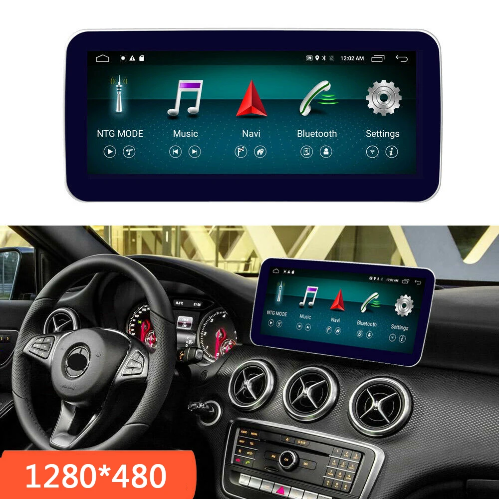  10.25 inch Android 9.0 For Mercedes-Benz GLA CLA A-Class X156 X117 W176 2013-2015 Car GPS multimedi