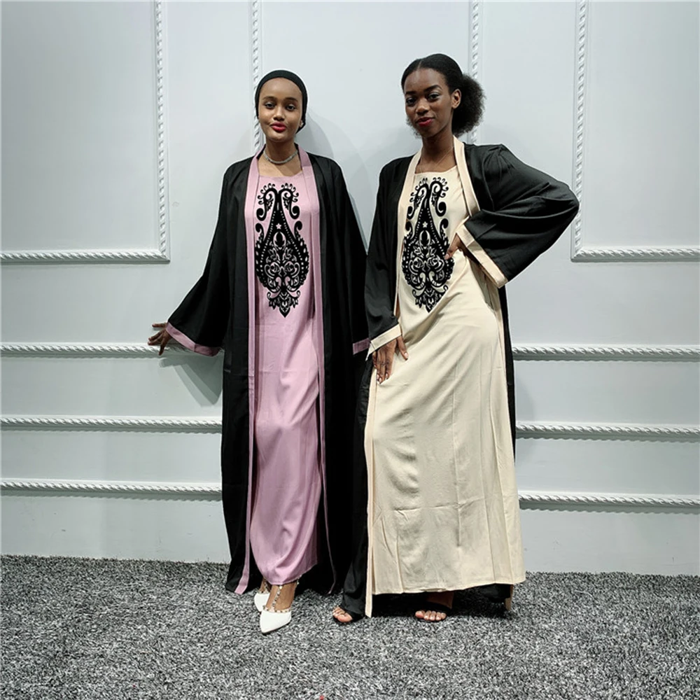 Plus Size Women Abaya Dubai Hijab Muslim Dress Pakistan Turkish Dresses Moroccan Kaftan Islamic Clothing Turkey Ropa Arabe Mujer