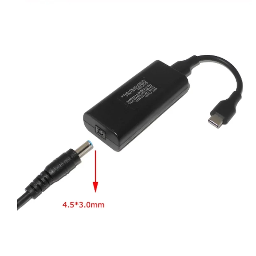 Ноутбук Разъем питания DC адаптер конвертер 4,5*3,0 мм Женский к usb type C штекер