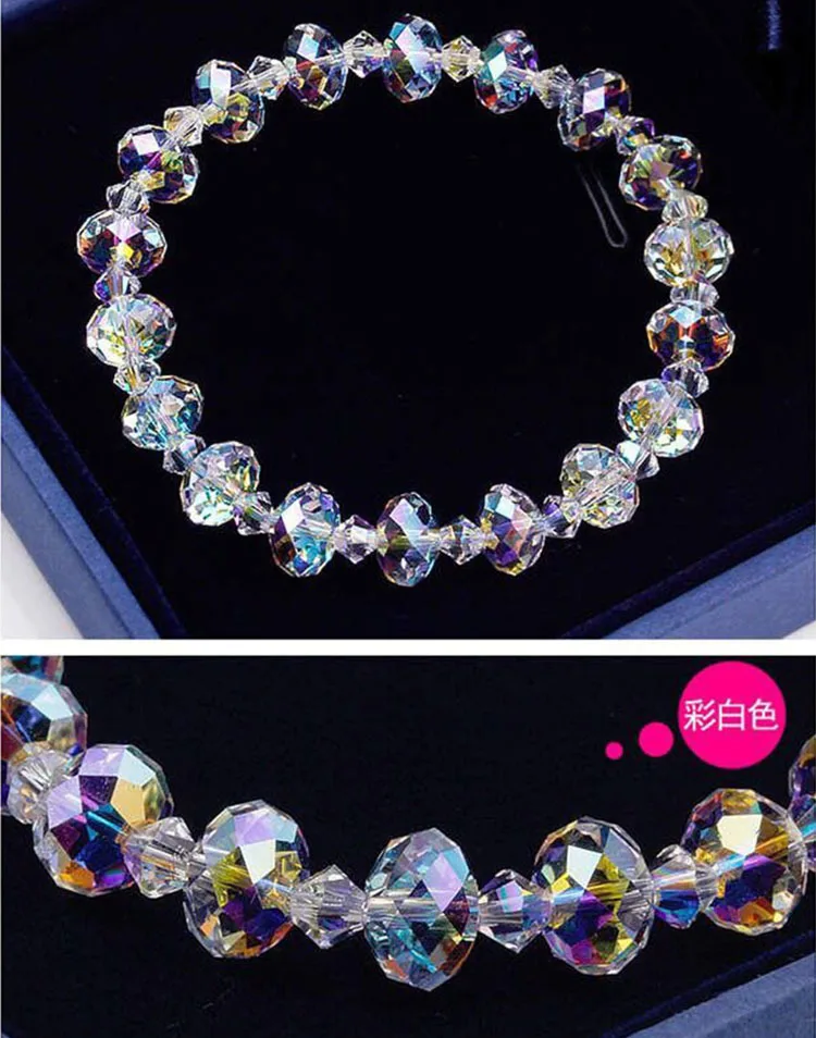 Crystal Beaded Bracelets For Women New Fashion Sweet Temperament Handwork Bracelets&Bangles Charms Jewelry Making beaded bracelet stone bead bracelet crystal bracelet crystal quartz bracelet