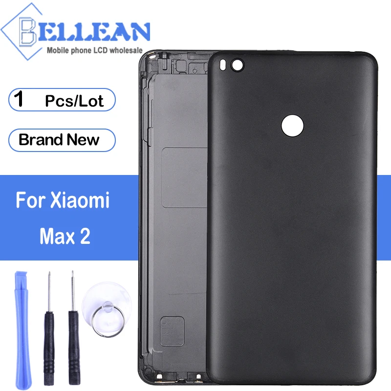 Dina mi co mi Max 2 Задняя стеклянная крышка для Xiao mi Max 2 батарея задняя крышка стеклянная панель Задняя крышка корпус двери 1 шт. с инструментами