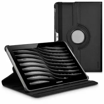 

360 Degree Rotating Flip PU Leather Cover Case For Samsung Galaxy Tab 2 10.1 P5100 P5110 P7500 P7510 Tablet Case Tab2 10.1 Glass