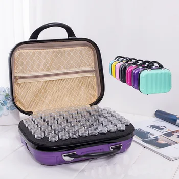 

132 Bottles Diamond Painting Accessories Diamond Embroidery Bead Storage Bottle Multi-function Handbag 132 Slots Tools Kits