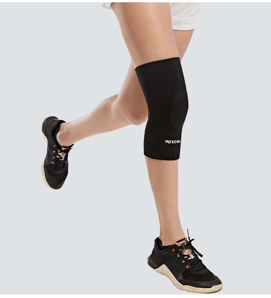 REXCHI 1 пара нейлон Наколенники компрессионный чехол для женщин фитнес защитные наколенники шестерни коленный фиксатор поддержка бега Баскетбол
