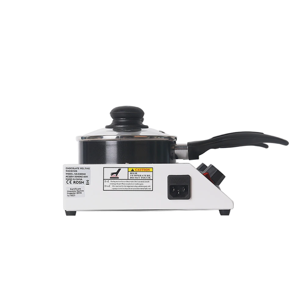 ITOP Electric Chocolate Cheese Melting Machine Ceramic Non-Stick Pot Chocolate Tempering Cylinder Melter Pan