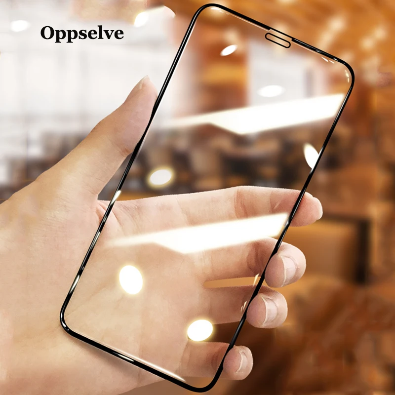 

Protective Glass on the For iPhone 11 Pro Max 11pro Tempered Screen Protector 10D Curved Edge Glass For iPhone XS XR 8 7 6S Plus