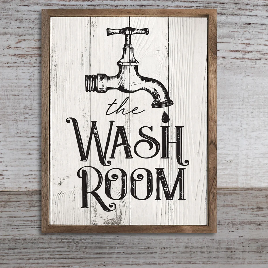 

HD Prints Pictures Nordic Style Save Water Instructions Modular Wall Art Canvas Painting Laundry Room Poster Home Decoration