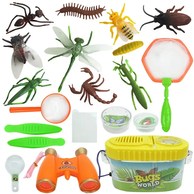 US $11.96 20pcs Kids Binoculars Toy Baby Toys Set Outdoor Exploration Set For Boy and Girl Adventure Kit Chil