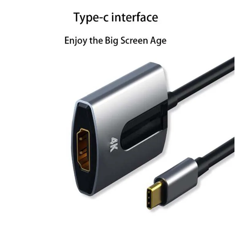 USB 3,1 USB C к HDMI адаптер usb type C к HDMI адаптер 4K конвертер «Папа-мама» для нового Macbook / samsung S8 Note8