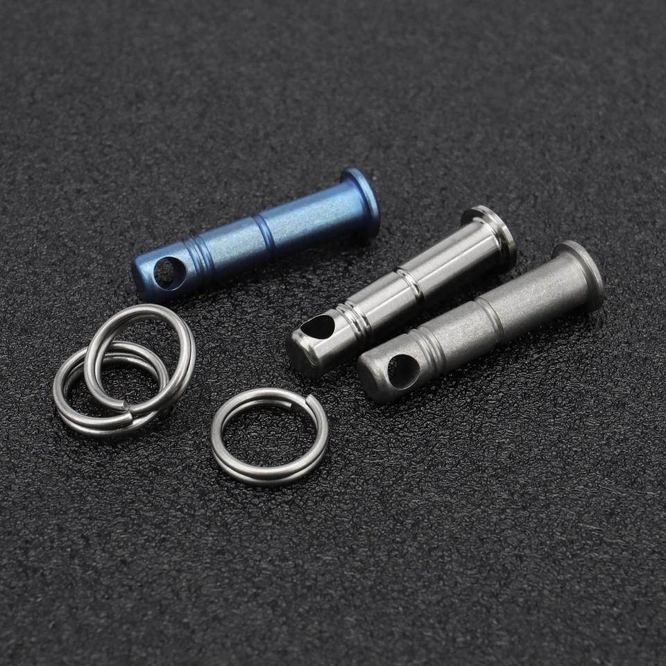 Ciondolo Per Cordino In Titanio TC4 A Forma Di Coltello, 14x10 Mm, Per Coltellino E Zaino, Accessorio Outdoor