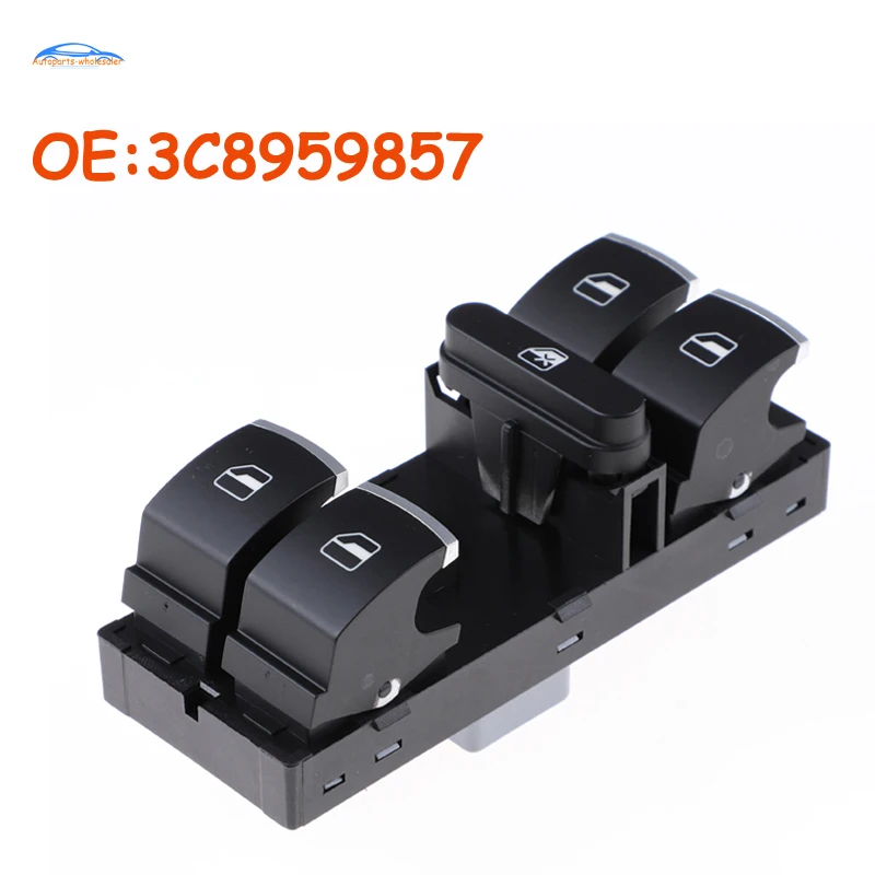 Выключатель 3C8959857 с левым стеклом для Volkswagen Passat CC J etta Golf Rabbit Tiguan Seat Altea Ibiza Leon Toledo |