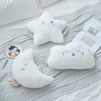 Hot New Stuffed Angel Cloud Moon Star Plush Pillow Soft Cushion Cloud Stuffed Plush Toys For Children Baby Kids Pillow Girl Gift 1