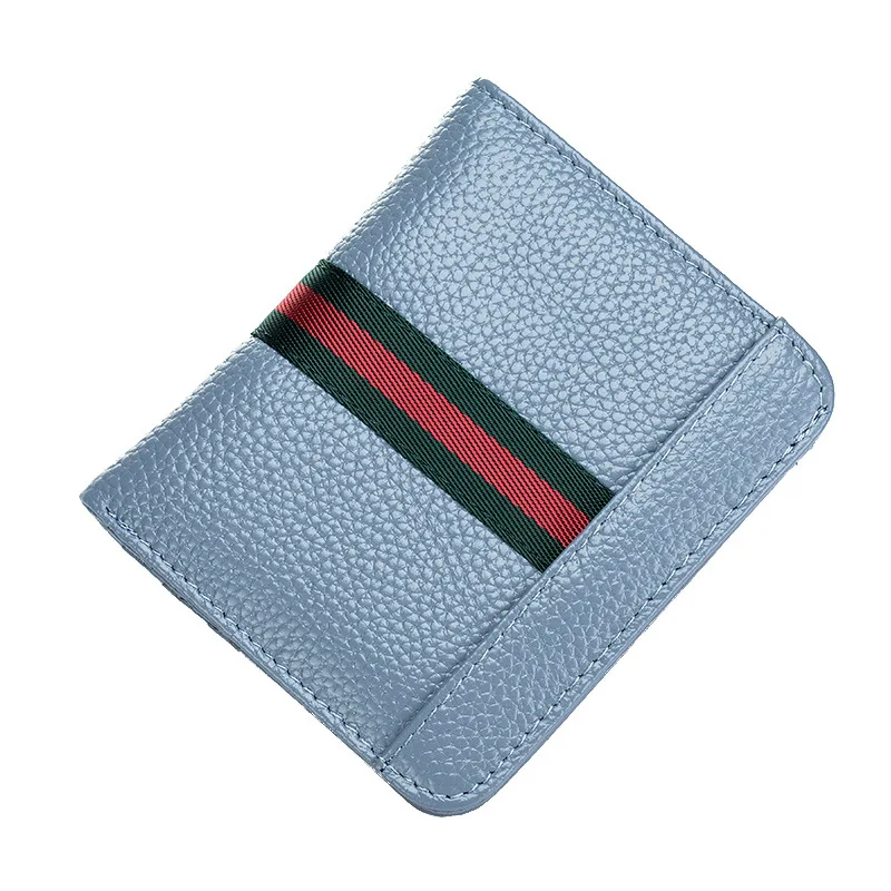 Europe And America Women's Short Wallet Genuine Leather Two-fold Thin Guangzhou 2018 New Style Women's Leather Wallet Fashion-Le