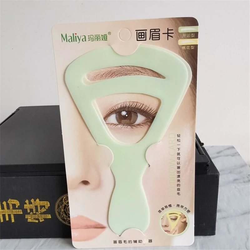 Reusable Eyebrow Stencil Set Grooming Shaping balanced Template Eyebrow Drawing Card 2Pcs/set Makeup Tools makeup tools eyebrow stencil tool eye makeup tools