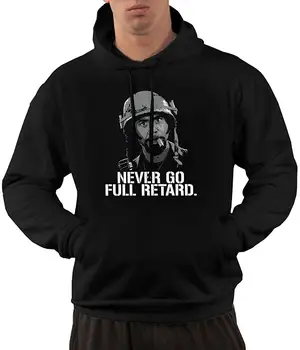 

Ccycjasdkfewl Tropic Thunder Never Go Full Retard Men's Sweatshirt Hoodie Comfort Hoodies hoodies