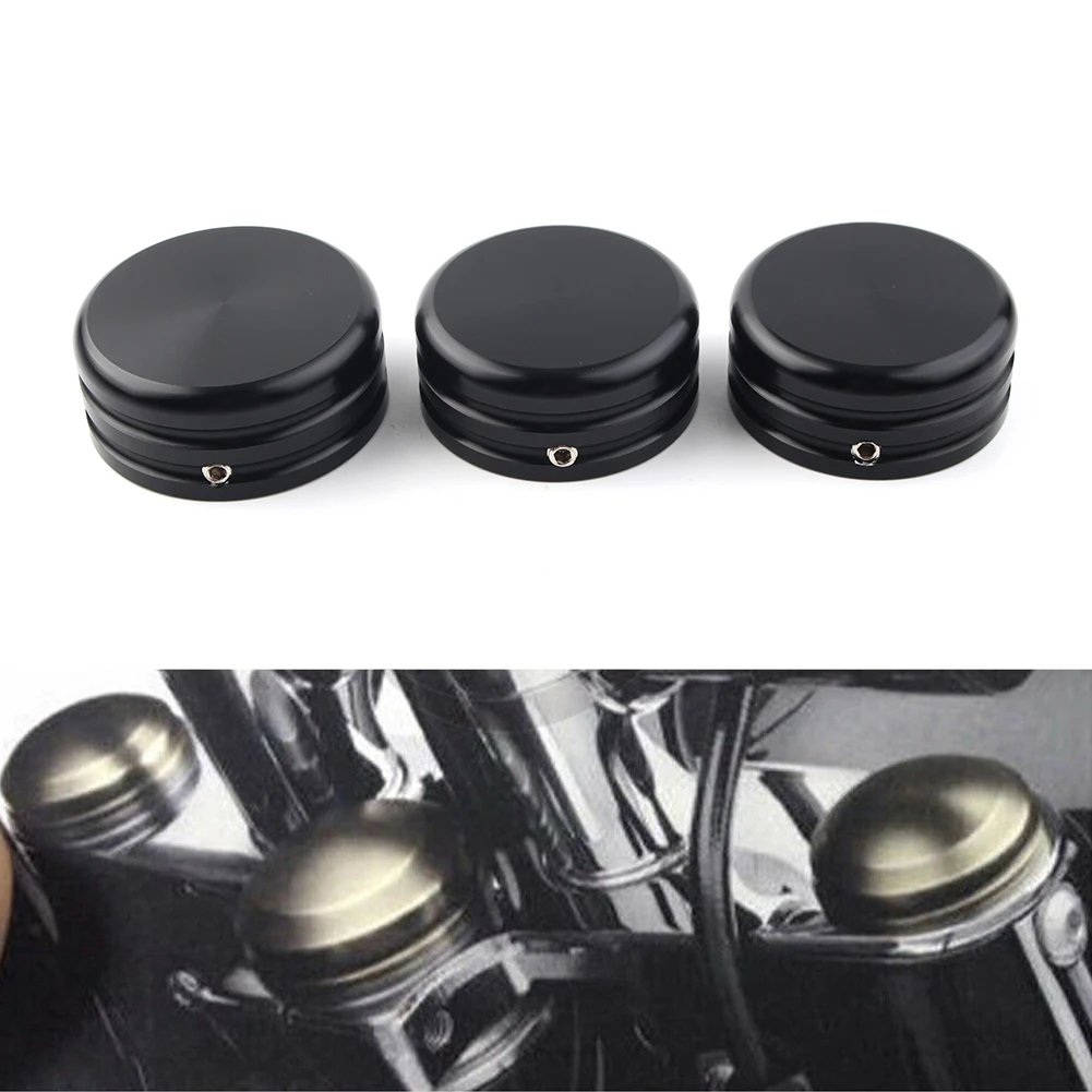 

Верхняя крышка штока вилки мотоцикла для Harley Sportster XL 883 Iron Low XL883L FXD FXDL FLS FLSTF FLSTC CNC алюминий 3 шт./комплект