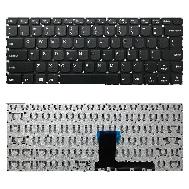 100% UK Keyboard for Lenovo V310-14ISK V310-14IKB V510-14ISK Black UK Laptop Keyboard with Backlight 