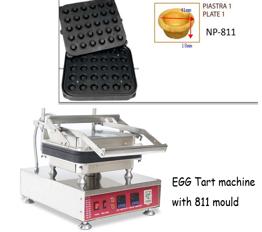 Коммерческий 110 В 220 В 9 отверстий мини яичный пирог машина для приготовления яичных яиц