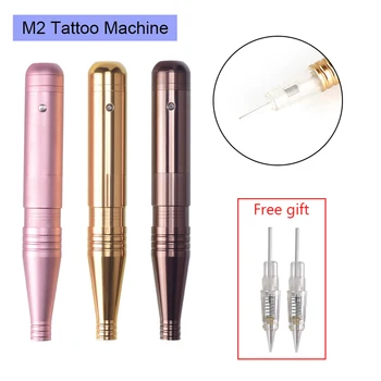 

Tattoo Gun Permanent Makeup Machine Easy Click Rotary for eyebrow Tattoo Lip eyeliner Recharge with 8mm screw Cartridge Needles