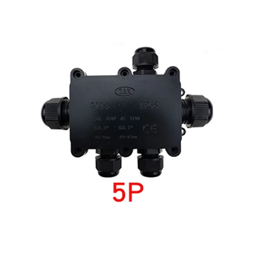 Connettore Pressacavo Elettrico Terminali Blocco Scatola Di - Foto 4