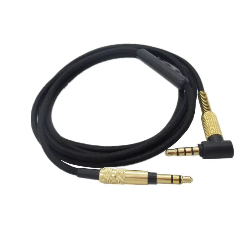 Замена 3,5 мм аудио кабель с микрофоном для sony MDR-10r MDR-1A XB950 Z1000 MSR7 Наушники Аксессуары
