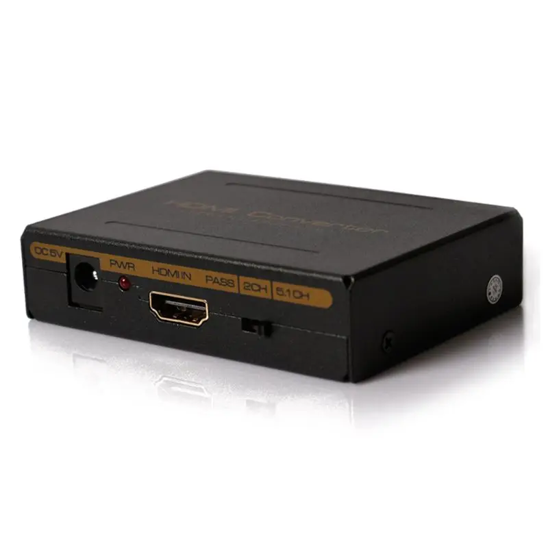  Professionale 1080P HD HDMI Audio Extractor Splitter Adattatore HDMI a HDMI e Ottico SPDIF + RCA L/