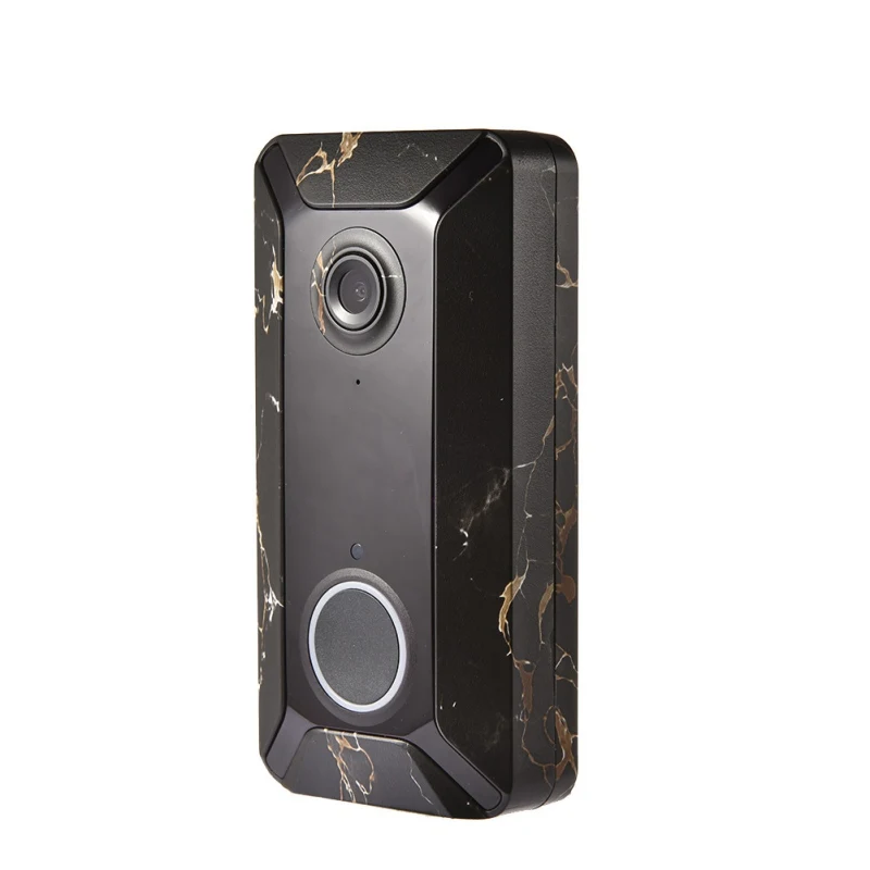 Cheap V6 wifi Doorbell Smart Wireless 720P video camera Cloud storage door bell cam waterproof home security house bell Gray