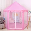 Anti-Mosquito Baby kid toy Tent Portable Folding Prince Princess Tent Kid Gift Child Castle Play House Wigwam Beach Zipper tent 1