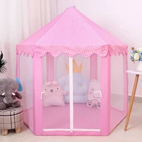 Anti-Mosquito Baby kid toy Tent Portable Folding Prince Princess Tent Kid Gift Child Castle Play House Wigwam Beach Zipper tent 1