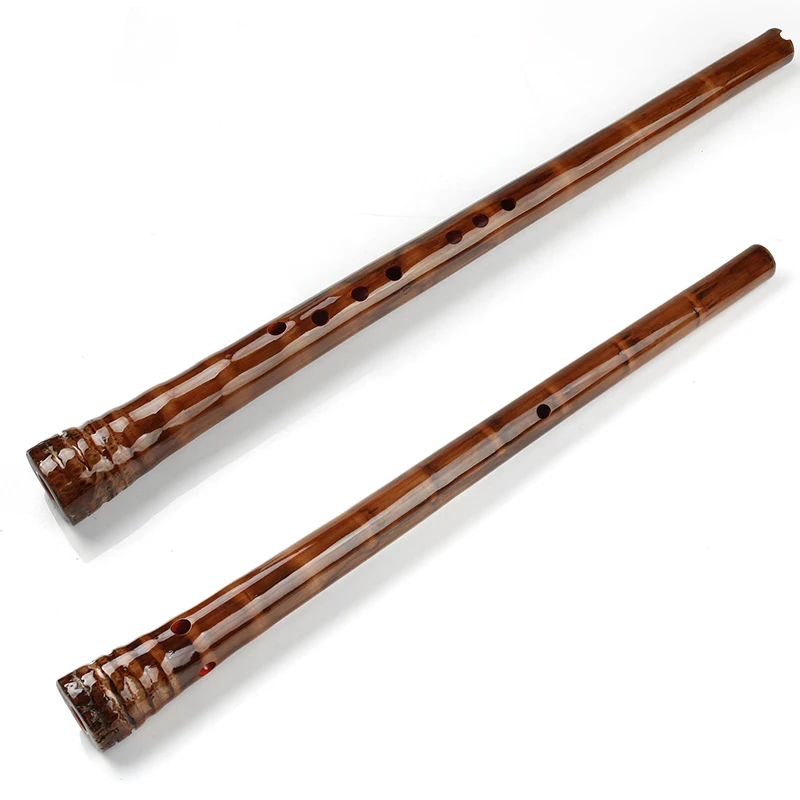 Flauta de Bambu Chave Buracos Profissional Marrom Brilhante Vertical Tradicional Chinês Artesanal Woodwind Instrumentos Musicais Nanxiao gf 8 - Image 4