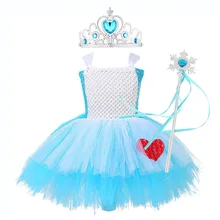 Вечерние платья белого и голубого цвета с изображением королевы Алисы в чудо-стране; Элегантное нарядное платье для девочек на свадьбу; костюм «Холодное сердце»; платье в стиле «лолита» в стиле пэчворк для девочек