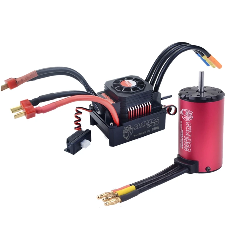 US $89.49 SURP HOBBY KK Waterproof Combo ESC Brushless Motor 4076 2200KV with 150A ESC for 18 RC Drift Racing Car