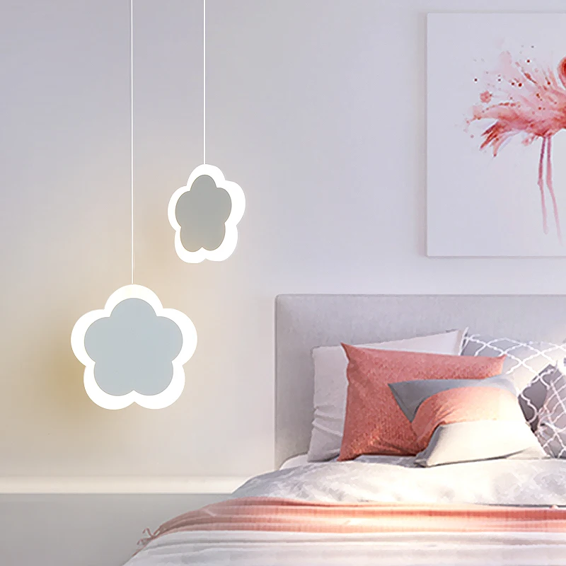 Креативный милый светодиодный подвесной светильник в форме сердца, сетка красного цвета для магазина/прохода/прикроватной тумбочки, детская лампа для ресторана, бара, Подвесная лампа с 2 головками