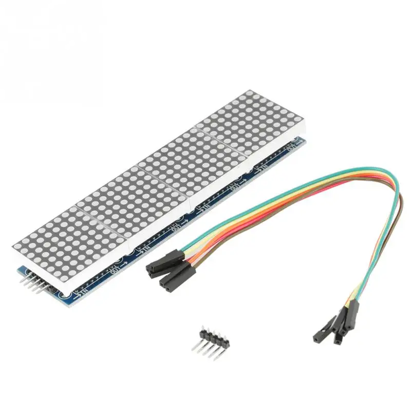 

1Pcs 4 in 1 MAX7219 LED Dot Matrix Display Driver Module MCU Controller DIY Kit