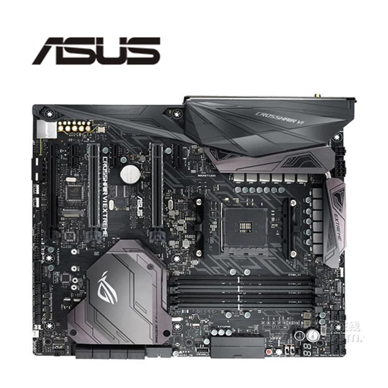 Материнская плата для ASUS ROG CROSSHAIR VI EXTREME разъем AM4 DDR4 AMD X370 X370M | Компьютеры и офис