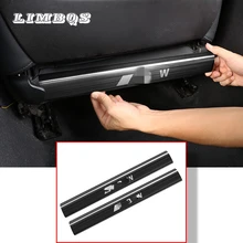 Защита от детей kick панель для f10 f11 BMW 5 серии нержавеющая сталь сиденье задняя крышка Анти kick грязная панель Защитная Пленка Наклейки