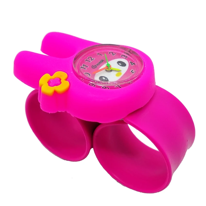 hot selling children watch for girls boys cartoon animal team waterproof digital kids watches student child gift baby clock - Color: Coffee