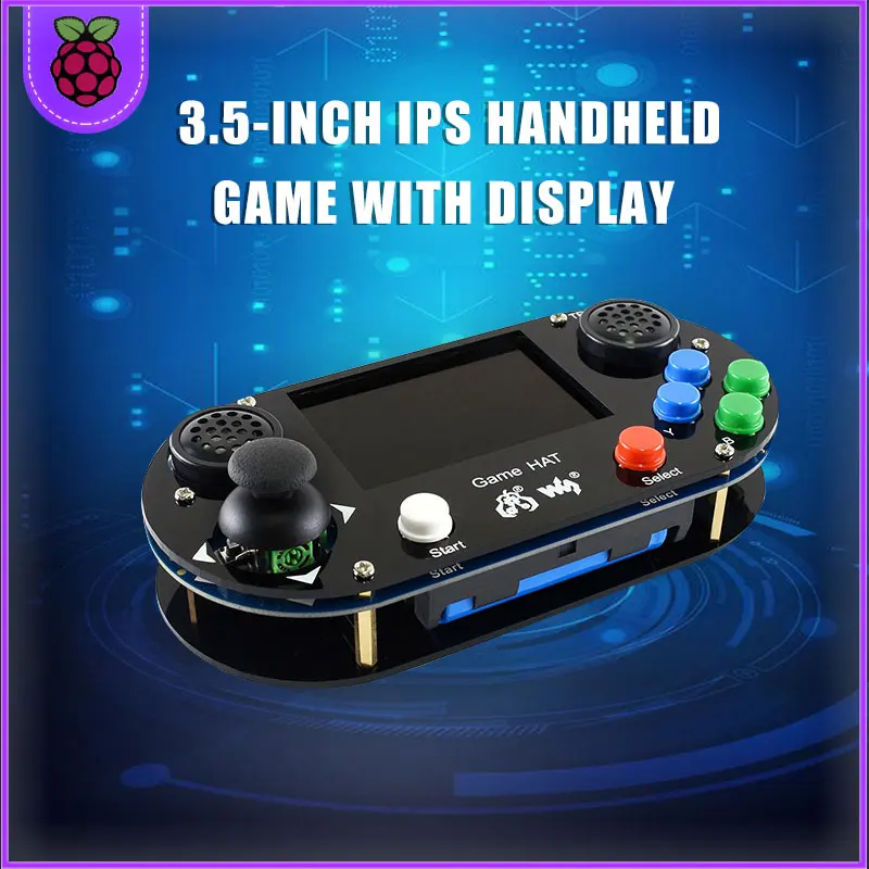 Игровой контроллер Raspberry Pi 3B +/ / Zero RetroPie Game HAT 60 кадров в секунду 3 5 дюймовый экран IPS