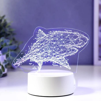 

Lamp "Big Shark" LED RGB from the network 20x13.7 cm 5074805