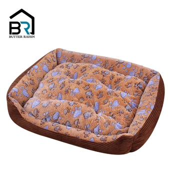 

Soft Coral Velvet Pet Bed Dog Teddy Golden Retriever Small Medium Dogs Warm Pets Supplies Calming Sleeping Cat Nest Dogs Beds