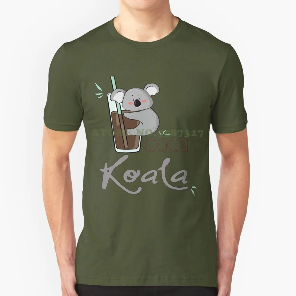 Thisty Koala - Party Coca Koala Maglietta Estiva Per Uomo Donna Adolescenti Koala Bear Limonata Rinfresco Cola Partys Humor Party