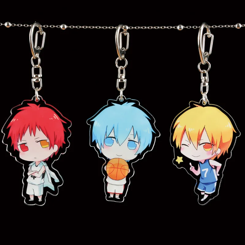 1 шт. аниме куроко нет корзины куроко Tetsuya Kagami Taiga Hyuga Atsushi Aomine Kise Брелоки Брелок