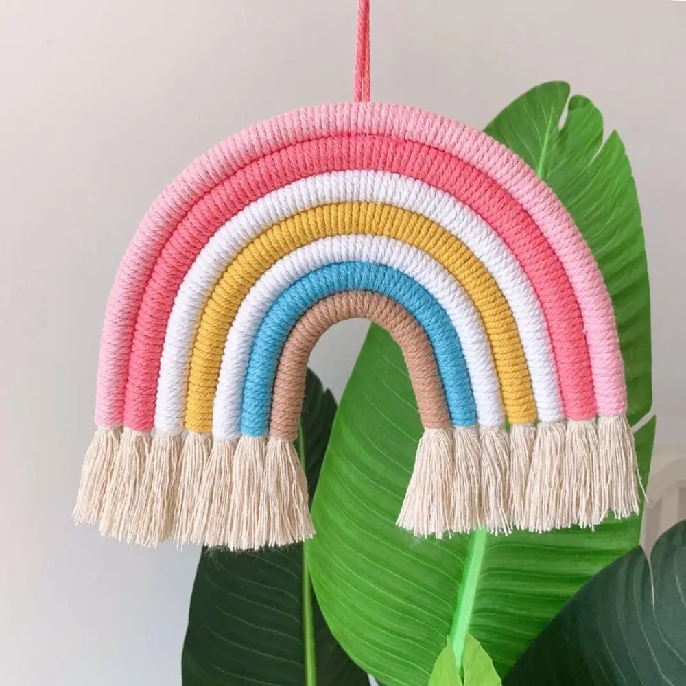 

10PCS Handmade Rainbow Hanging Decor