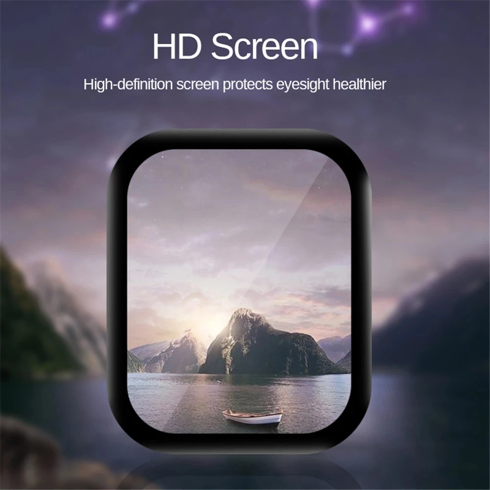 Screen Protectors 3PCS Full Screen Protector For Xiaomi Redmi Watch 2 Lite 4 lite 3 Active Film Samrtwatch Mi Poco Watch Lite Protective Not Glass